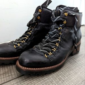 Frye leather boots black 8.5